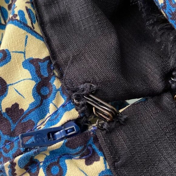 Floral Print 3/4 Sleeve Round Neck Midi A-Line Dress - Picture 11 of 12